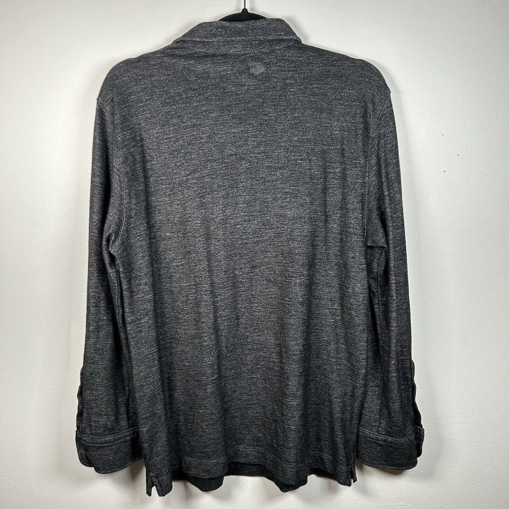 Circolo 1901 Long Sleeve Top In Lead Gray Wool Blend Men's Size Large - Picture 4 of 8